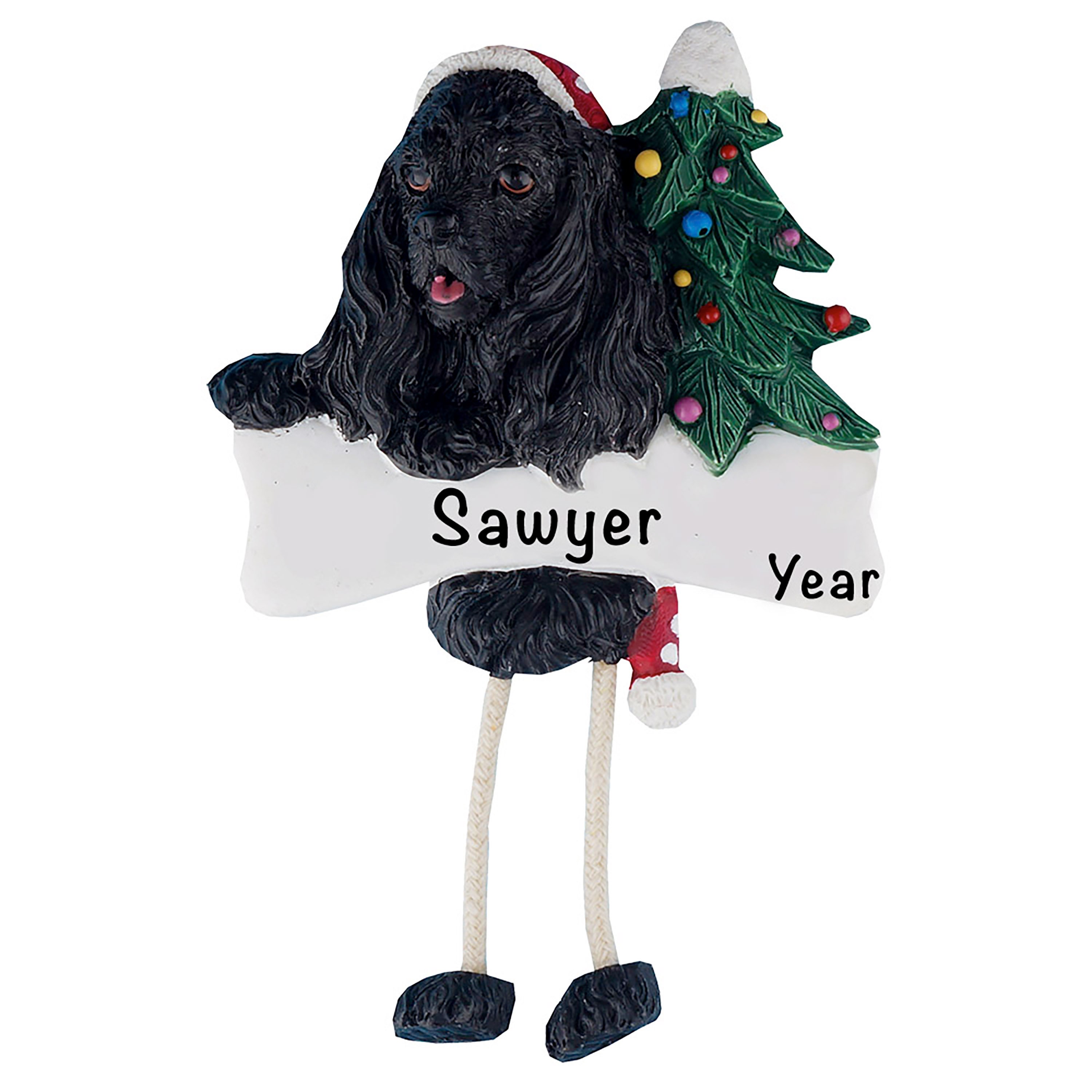 BLACK DOG ORNAMENT Cute Pet Ornament Cockerspaniel Gifts Etsy