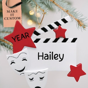 ORNAMENT FOR ACTOR • Custom Drama Ornament • Gift Ideas For Actor • Actress Ornament • Personalized Actor Ornament • Movie Ornament 2025