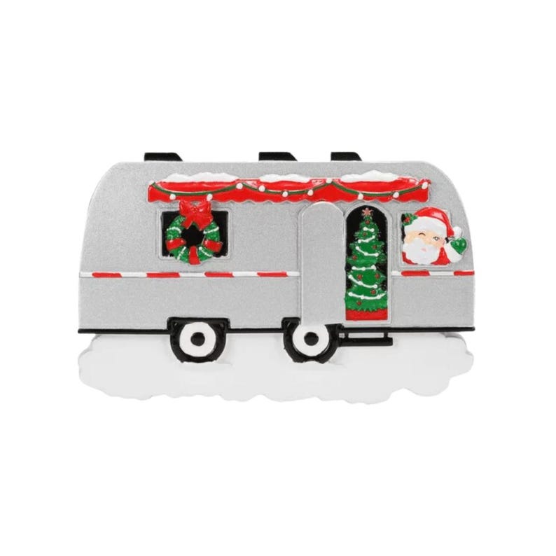 Personalized Airstream Camper Christmas Ornament RV Gift for Campers