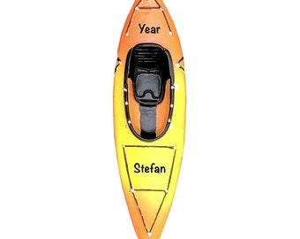 Kayak Female Personalized Christmas Tree Ornament Kayak Female Personalized Christmas Tree Ornament