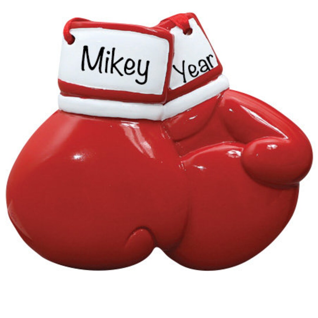 BOXING CHRISTMAS ORNAMENT Boxing Gloves Ornament Gift for Boxing Fan