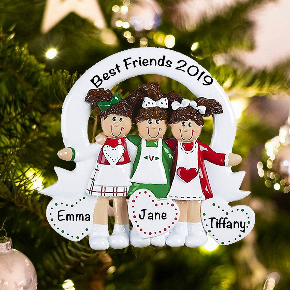 3 SISTERS ORNAMENT Friend and Sisters Handmade Ornaments Etsy