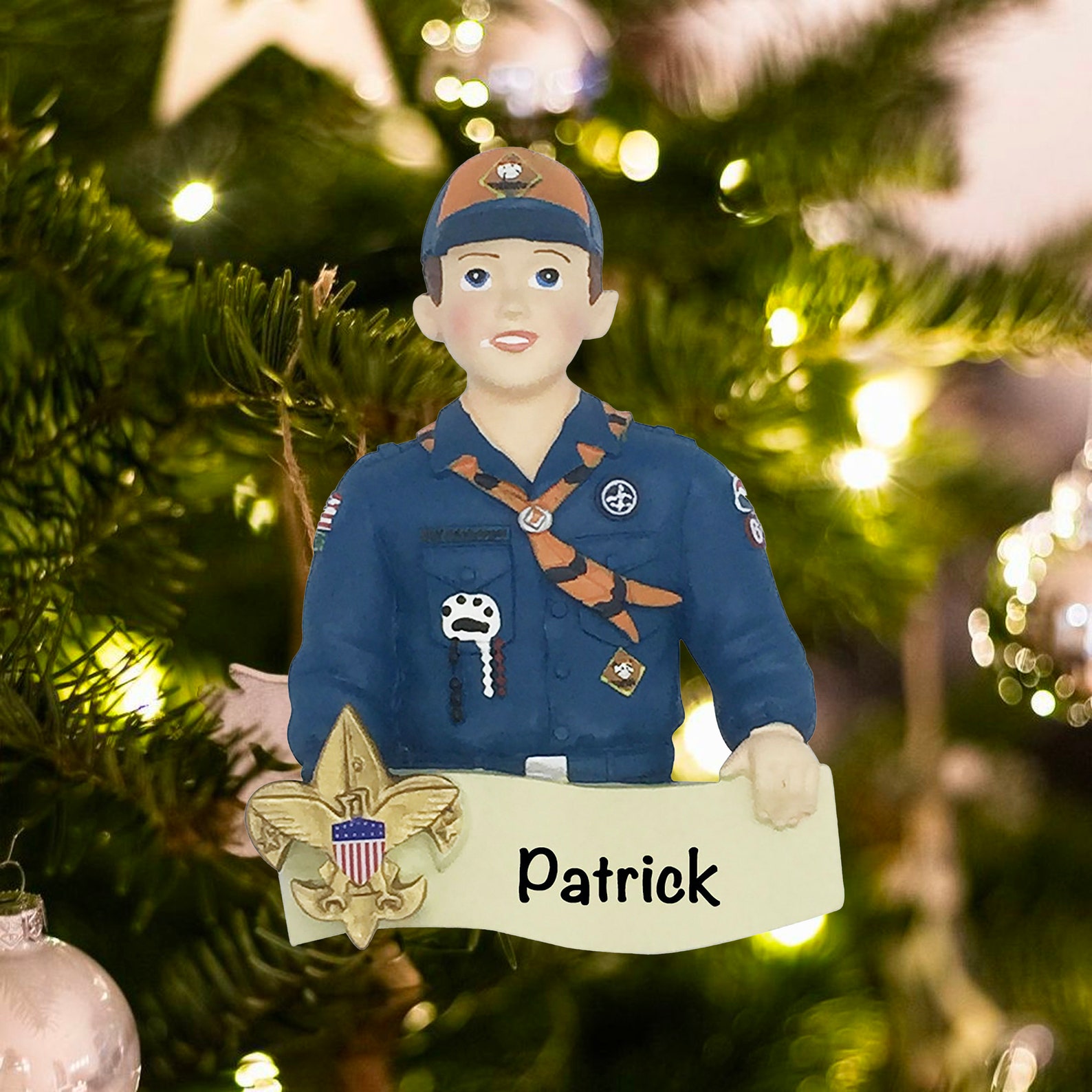 CUB SCOUT ORNAMENT Boy Scout Ornament Christmas Scout Etsy