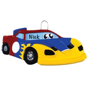 Race Car Ornament, Toddler / Teenage Boy Gifts, Drag Racing, Car Drift, Luxury Toy Car Christmas Ornament for Boys