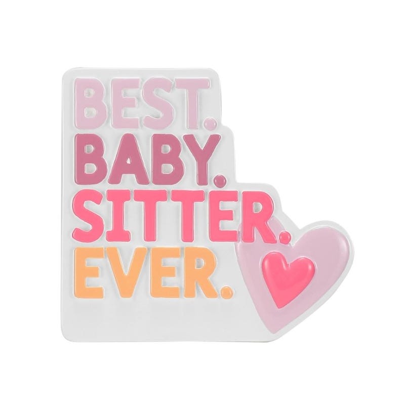 Personalized Babysitter First Christmas Ornament New Baby Gift Best