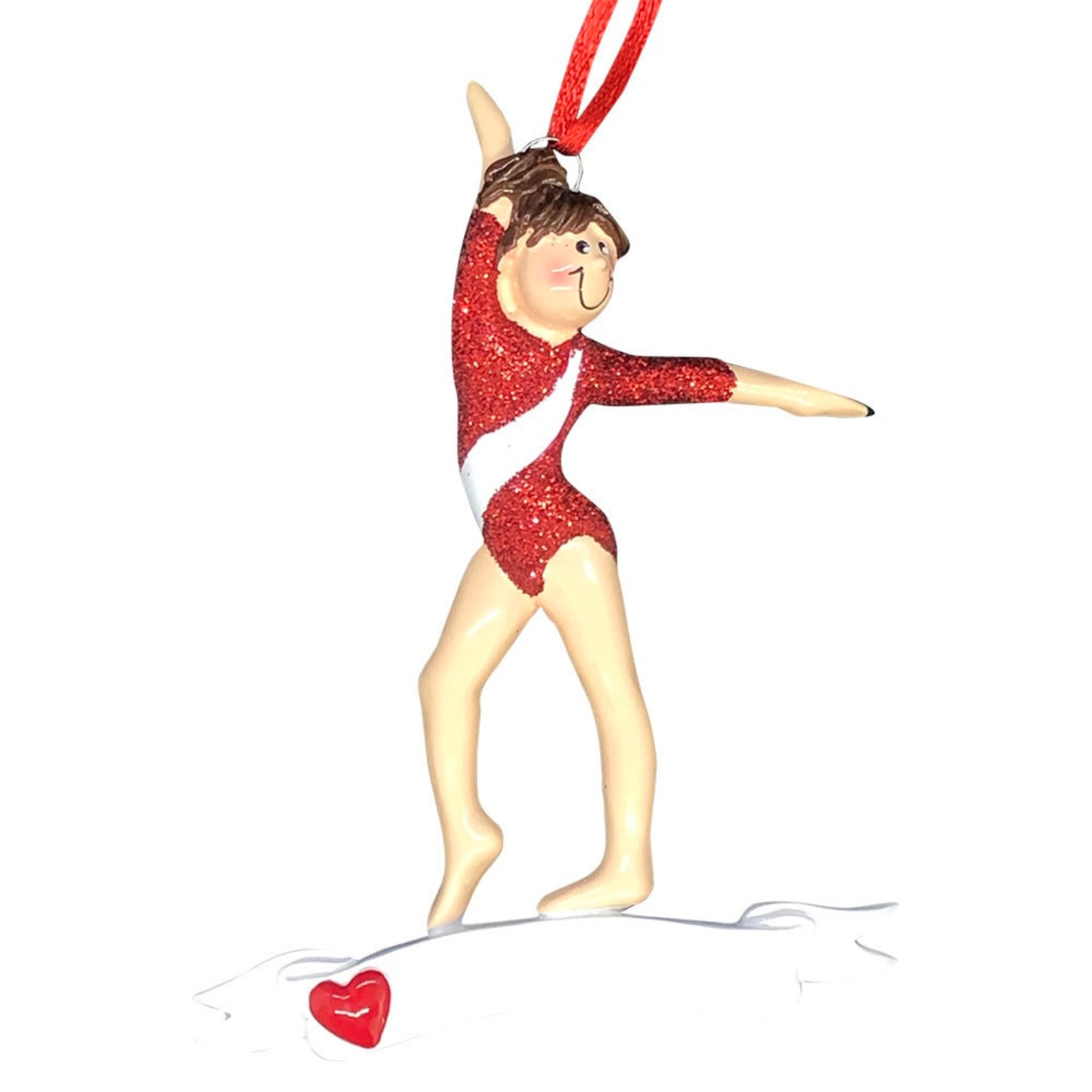 PERSONALISED GYMNAST ORNAMENT Hand Crafted Ornament Girl Etsy