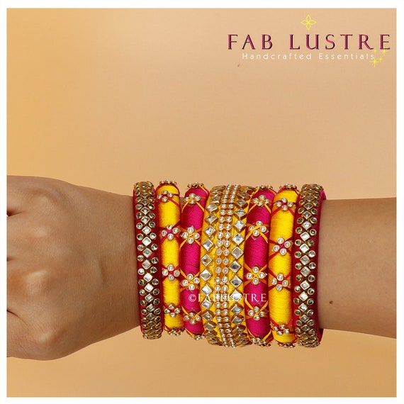 Yellow deals fashion bangles