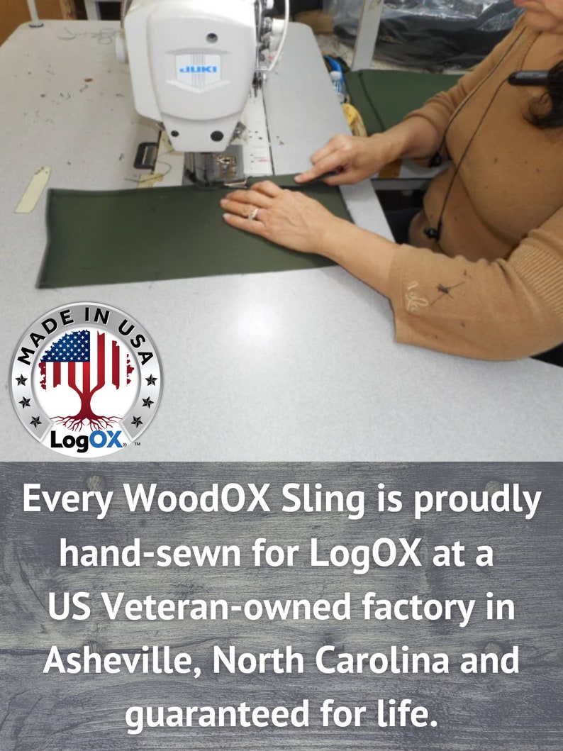 Woodox Sling ergonomic Canvas Firewood Carrier Made in USA Etsy
