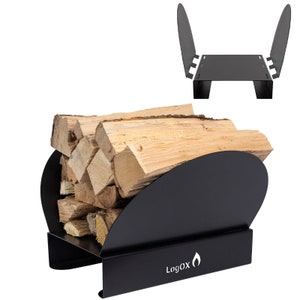 Hearth Bin- The World's First Adjustable Firewood Rack Patented by LogOX