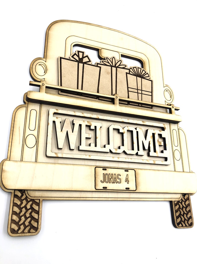 Download Interchangeable Vintage Truck Seasonal Insert Laser File ...