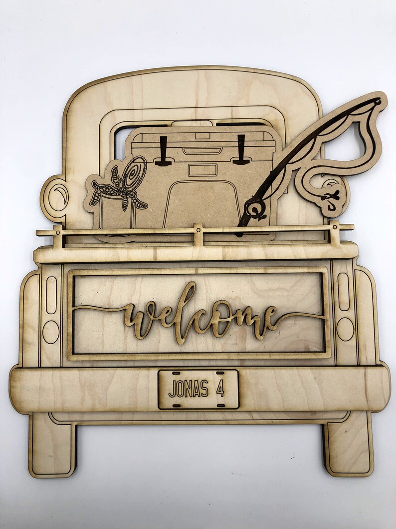 Download Interchangeable Vintage Truck Seasonal Insert Laser File ...