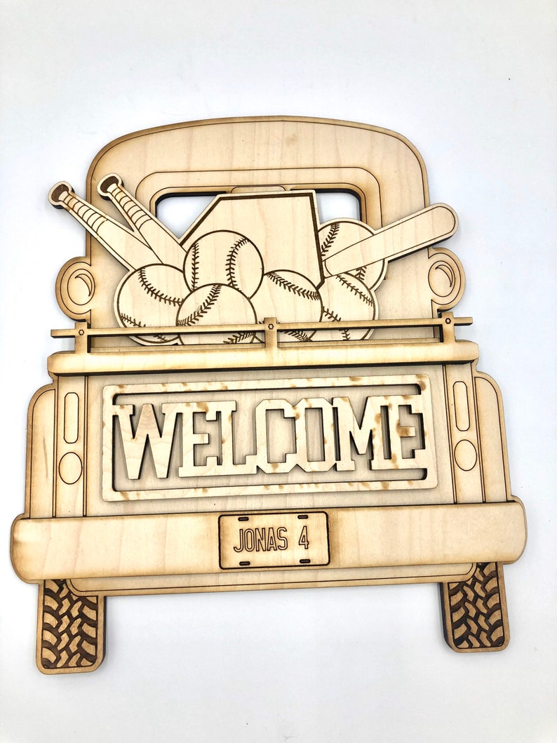 Interchangeable Vintage Truck Seasonal Insert Laser File ...