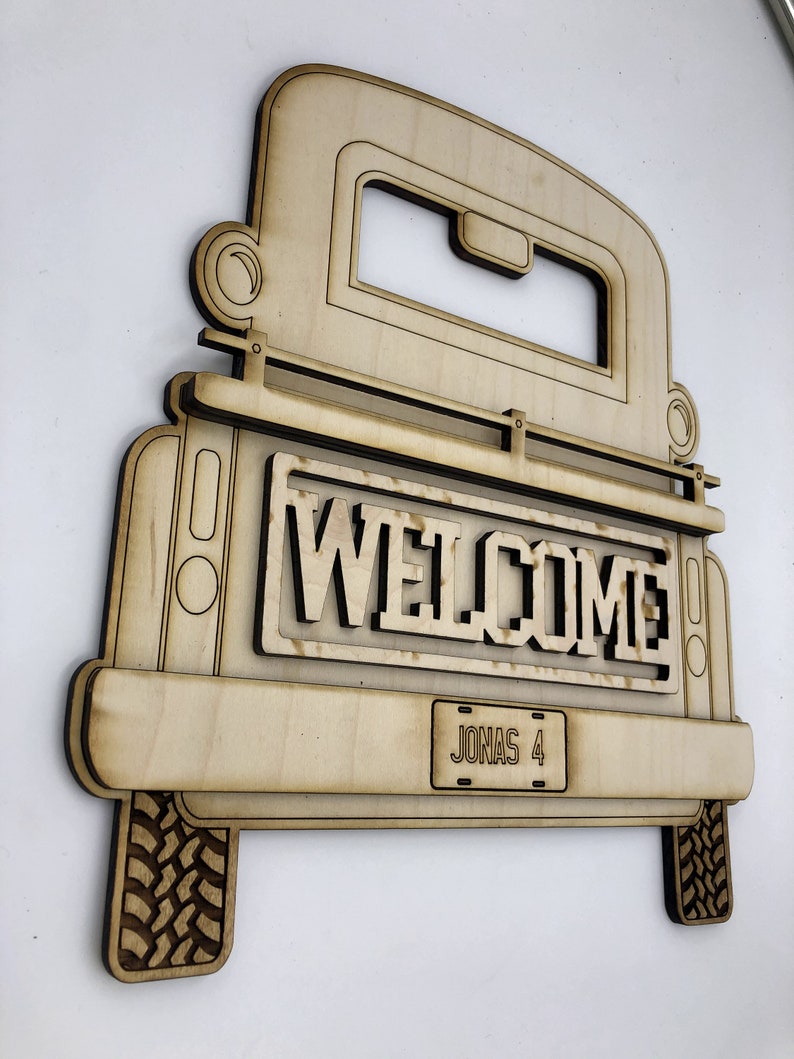 Download Interchangeable Seasonal Christmas Vintage Truck Door ...