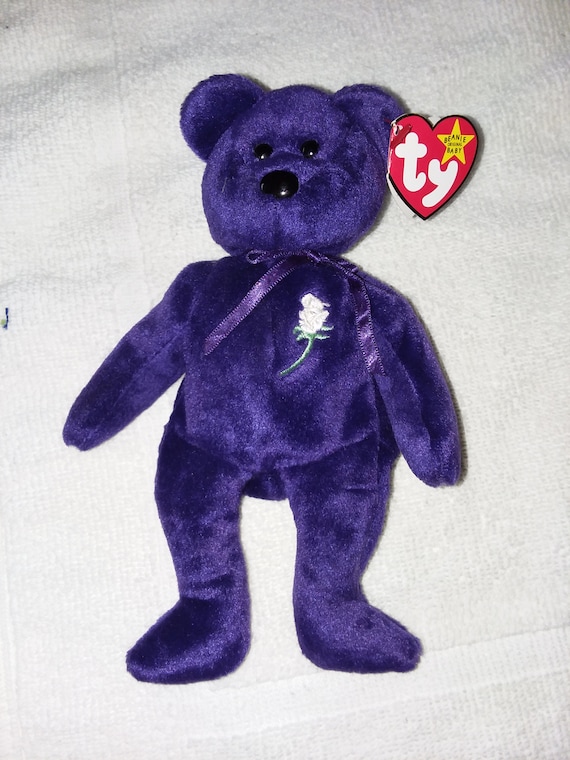 RARE 1st Edition 1997 TY Princess Diana Beanie Baby Made in China