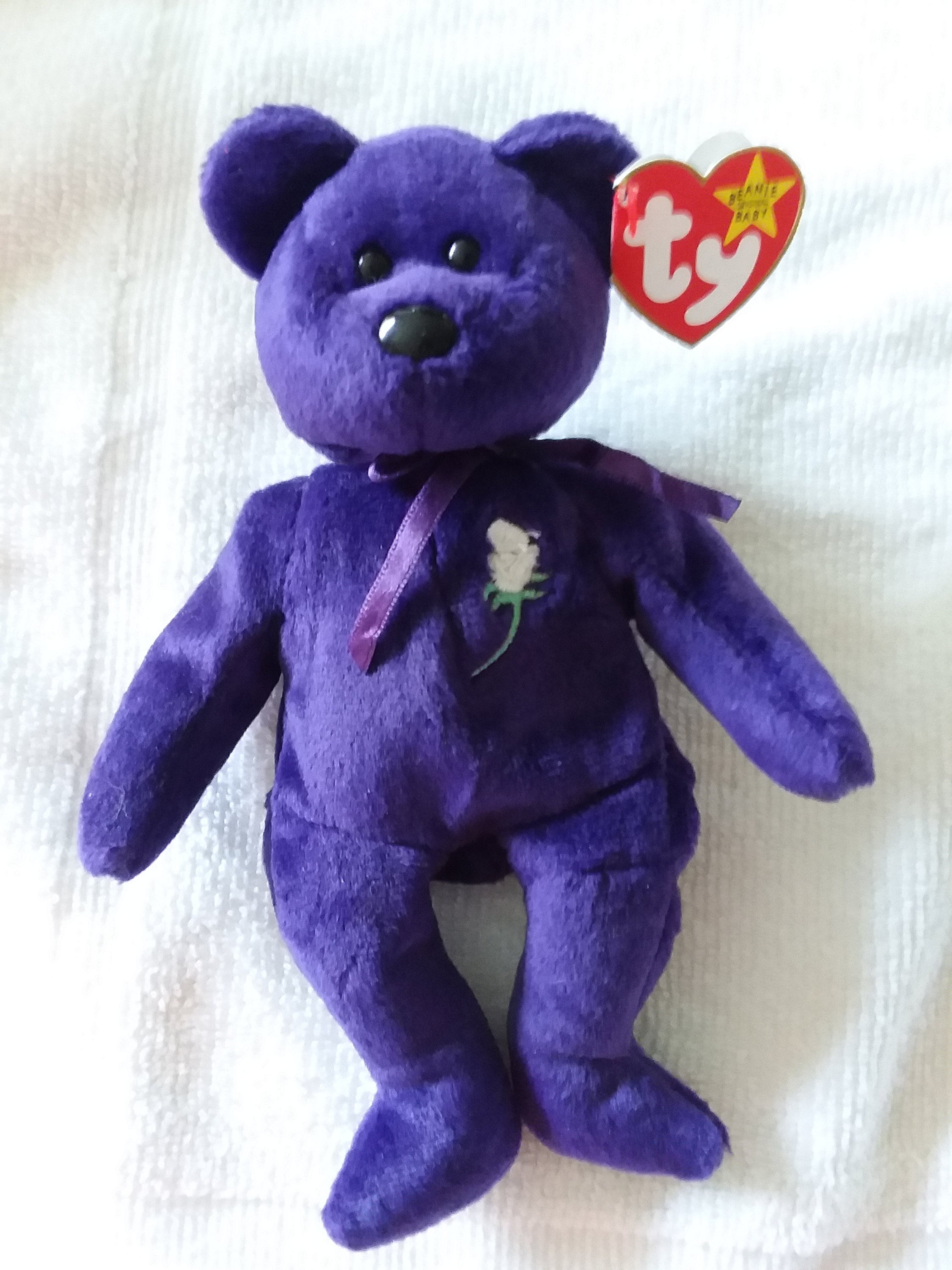 RARE 1st Edition 1997 TY Princess Diana Beanie Baby Made in China
