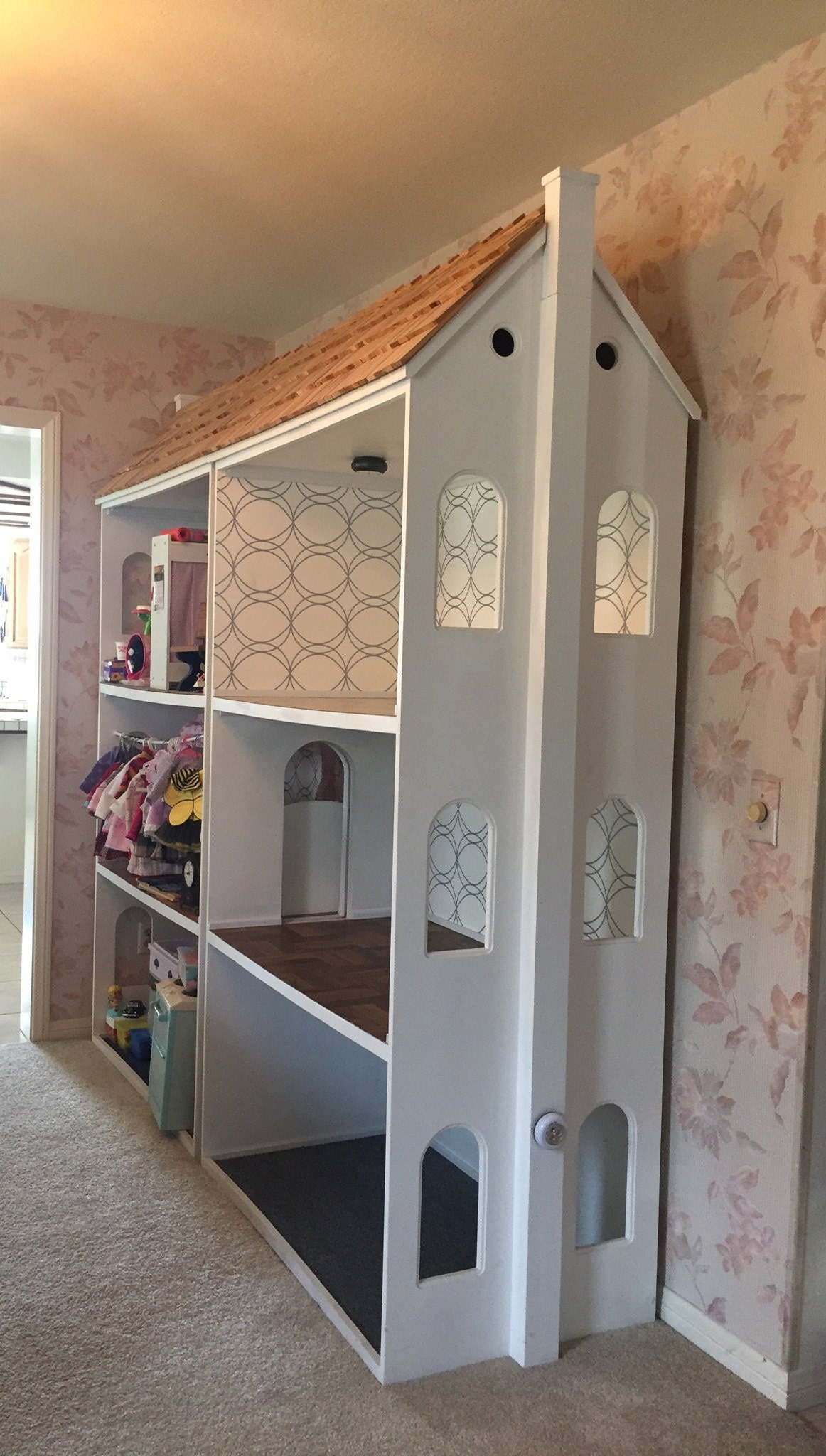 Handmade Doll House for American Girl and Our Generation sized Etsy