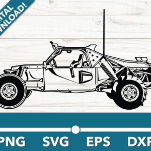 Recreativo Dune Buggy Vehicle SVG, Car Clipart, Fast Files for Cricut and Silhouette, Dxf, Png, Vector