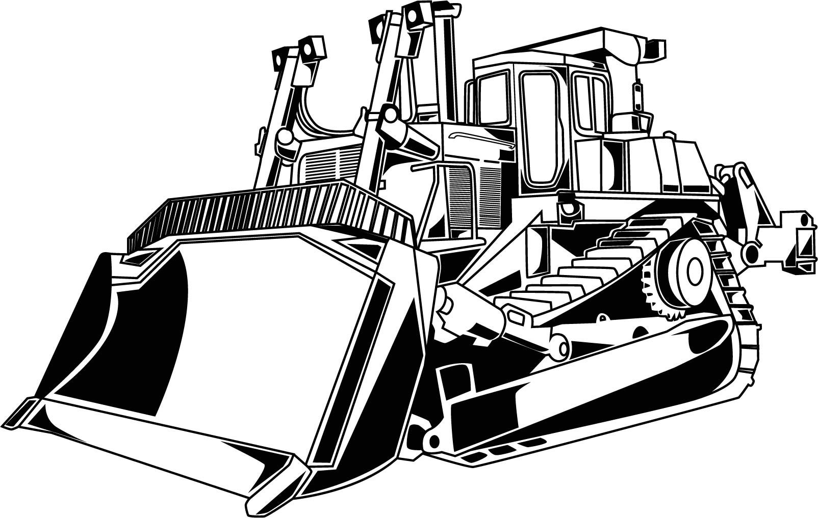 Bulldozer Earth Mover Construction Dozer Digging Equipment SVG, Job Site Worker Clipart, Files for Cricut and Silhouette, Dxf, Png, Vector - Etsy