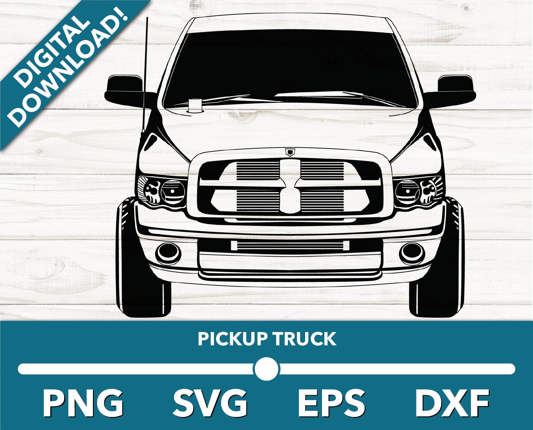 Pickup Truck Offroad Lifted Trucks SVG, Pickup Truck Clipart, Pickup ...