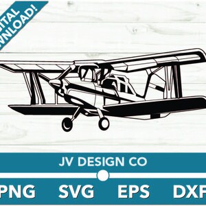 May include: Black and white silhouette of a small airplane with a single propeller. The airplane has a high wing design and a tail with a rudder. The airplane is facing to the right.