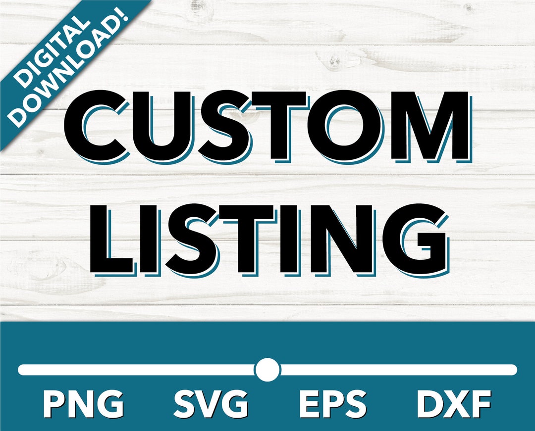 CUSTOM LISTING Etsy