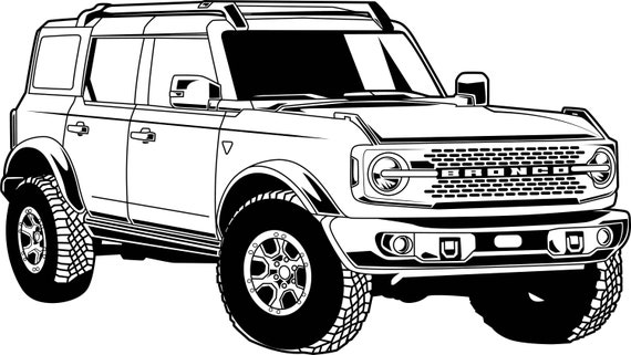Ford Bronco Clipart At Getdrawings Free Download - vrogue.co