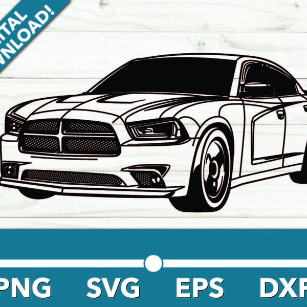 Dodge Charger Svg Etsy