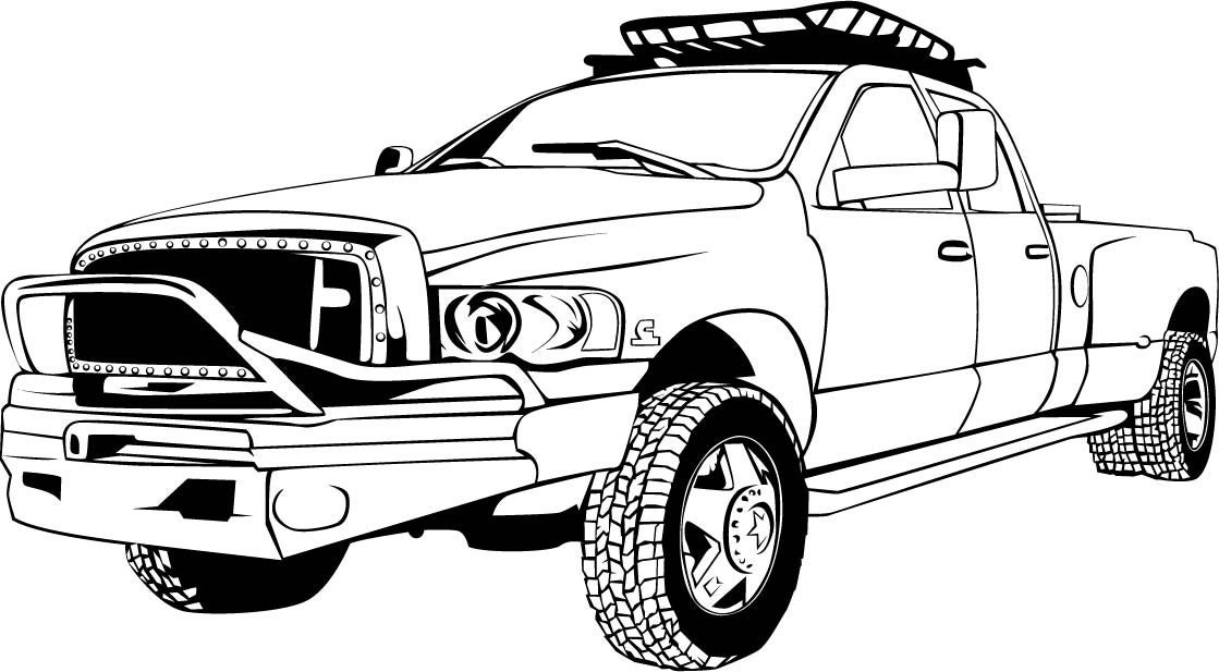 Dodge Ram 3500 Coloring Pages