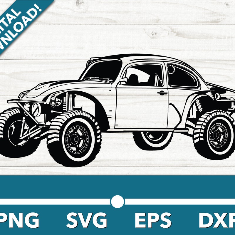 Vw Bug Vector - Etsy