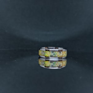 Sz. 11.75 Gelber Opal Leuchtring