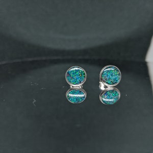 9mm Opal Ohrstecker