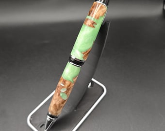 Perlgrüner Maserholz-Zigarrenstift