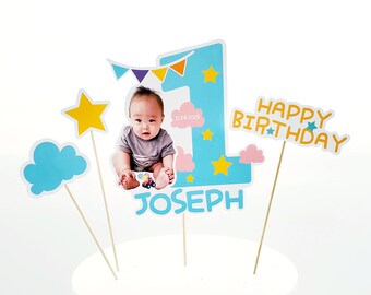 Baby Birthday Topper, Baby Topper, Baby Shower, Baby