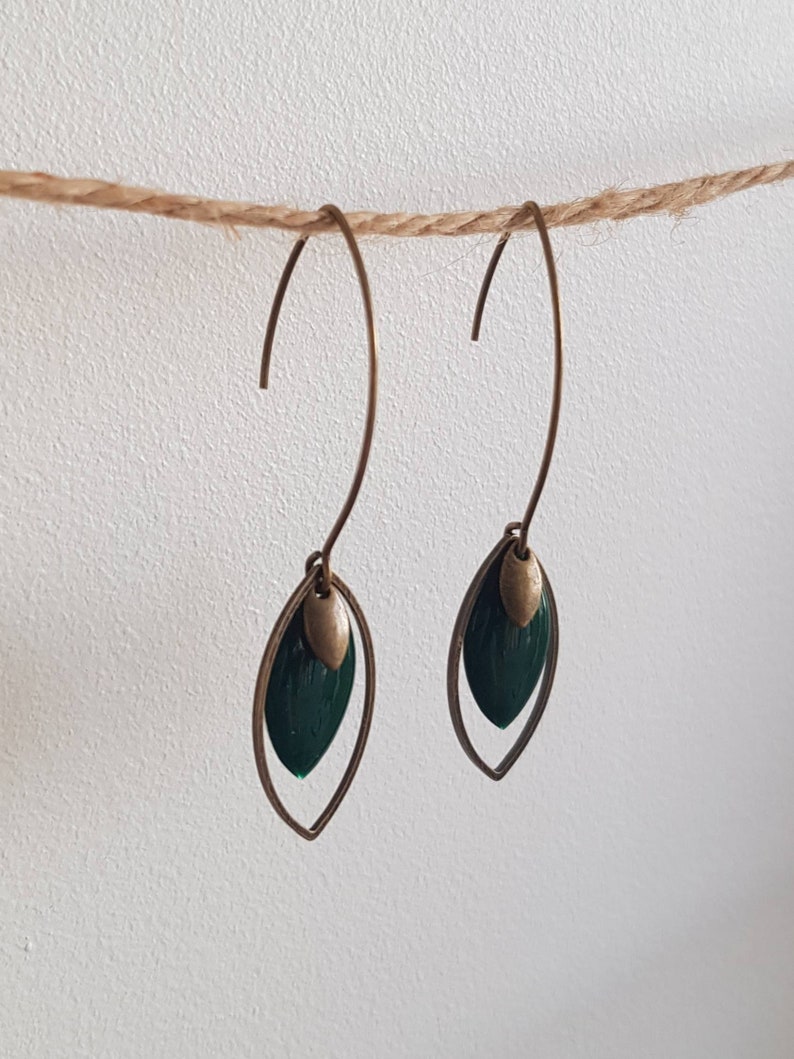 Boucles D'oreilles Ethniques En Laiton Doré De Type Spirale - Marque 81stgeneration, Neuf Avec étiquettes