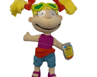 2000 Y2K Mattel Rugrats Angelica plush Star Bean Collectable Stuffed toy  9"