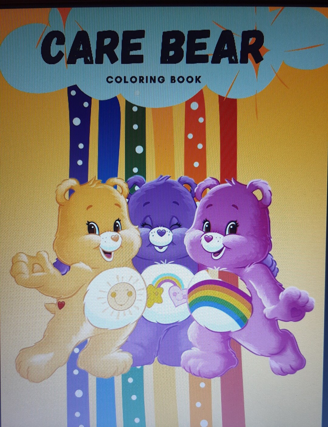 CARE BEAR Coloring Book 28 Pages - Etsy