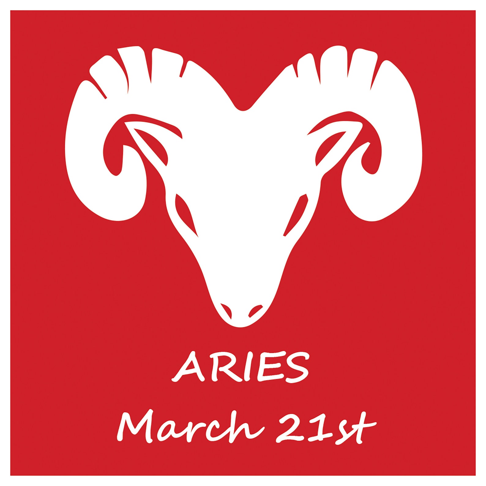 Ram Horoscope Birthday Coaster 21 maart 20 april Etsy