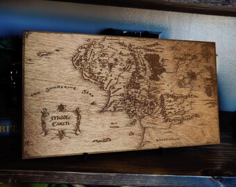 Mordor Map Lord of the Rings Necktie Gift Box LOTR Tie FREE SHIPPING