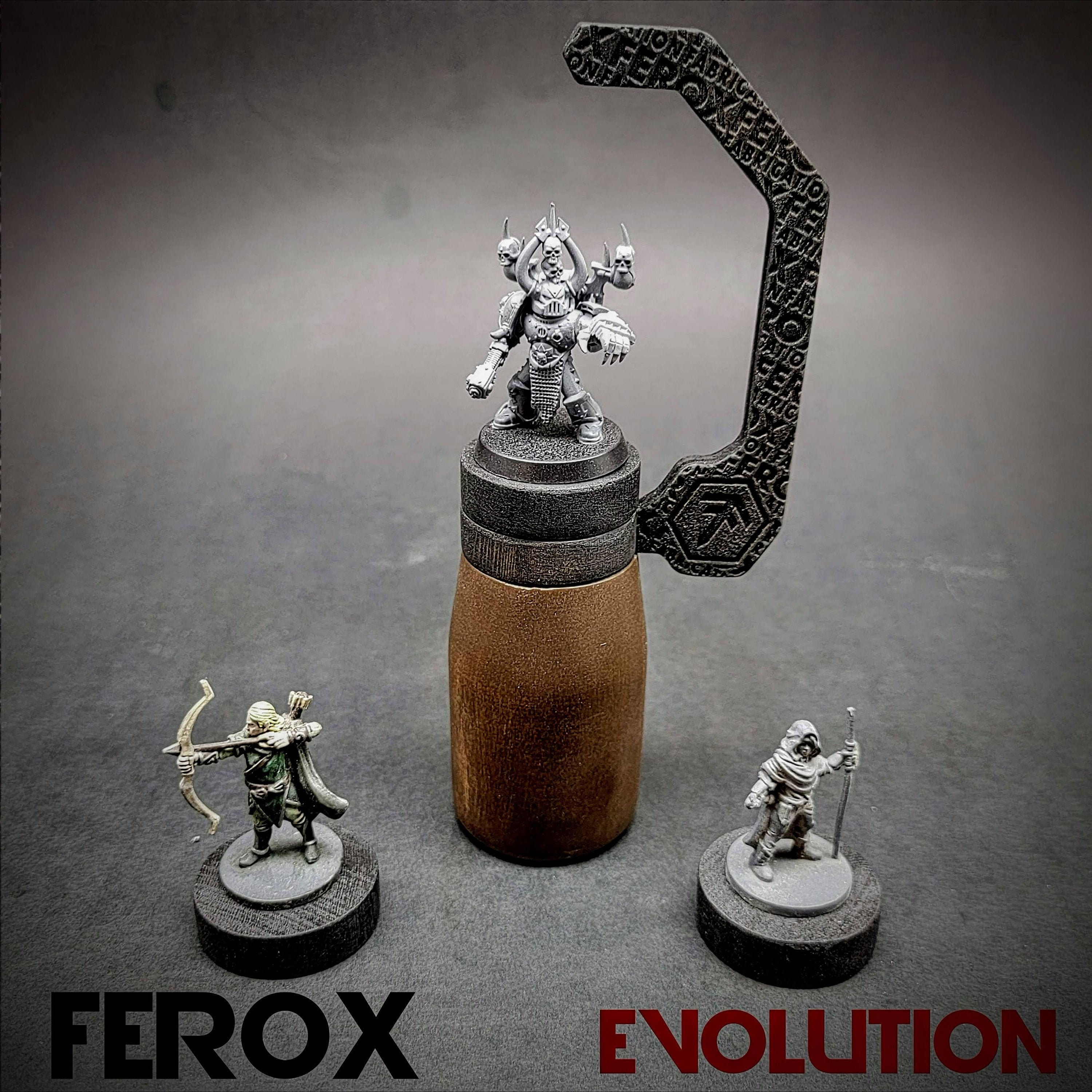 Ferox Evolution Painting Handle Miniature Holder Mini Etsy UK