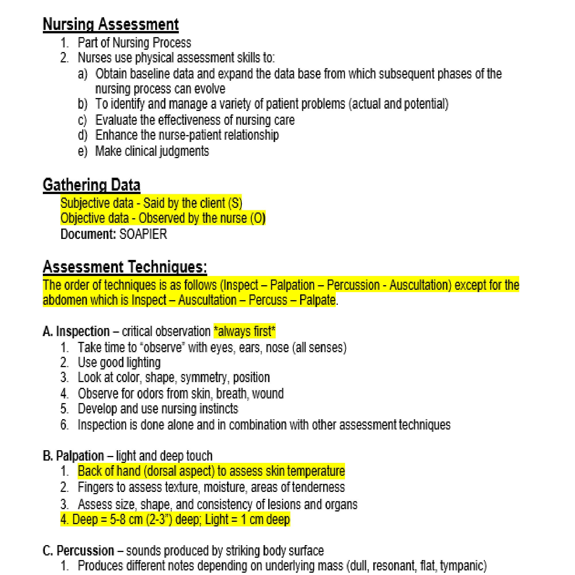 NP Advanced Physical Assessment Study Guide 35 Pages Printable - Etsy ...
