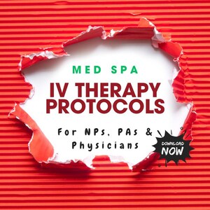 IV Therapy Protocols: Vitamin Drips, Hydration, Detox (PDF Download)