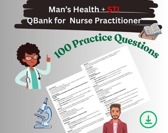 NP Exam Practice Questions: Men's Health + STI (PDF Download)