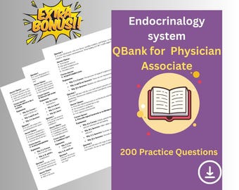 Endocrinology Practice Questions: PA Exam Prep (PDF Download)
