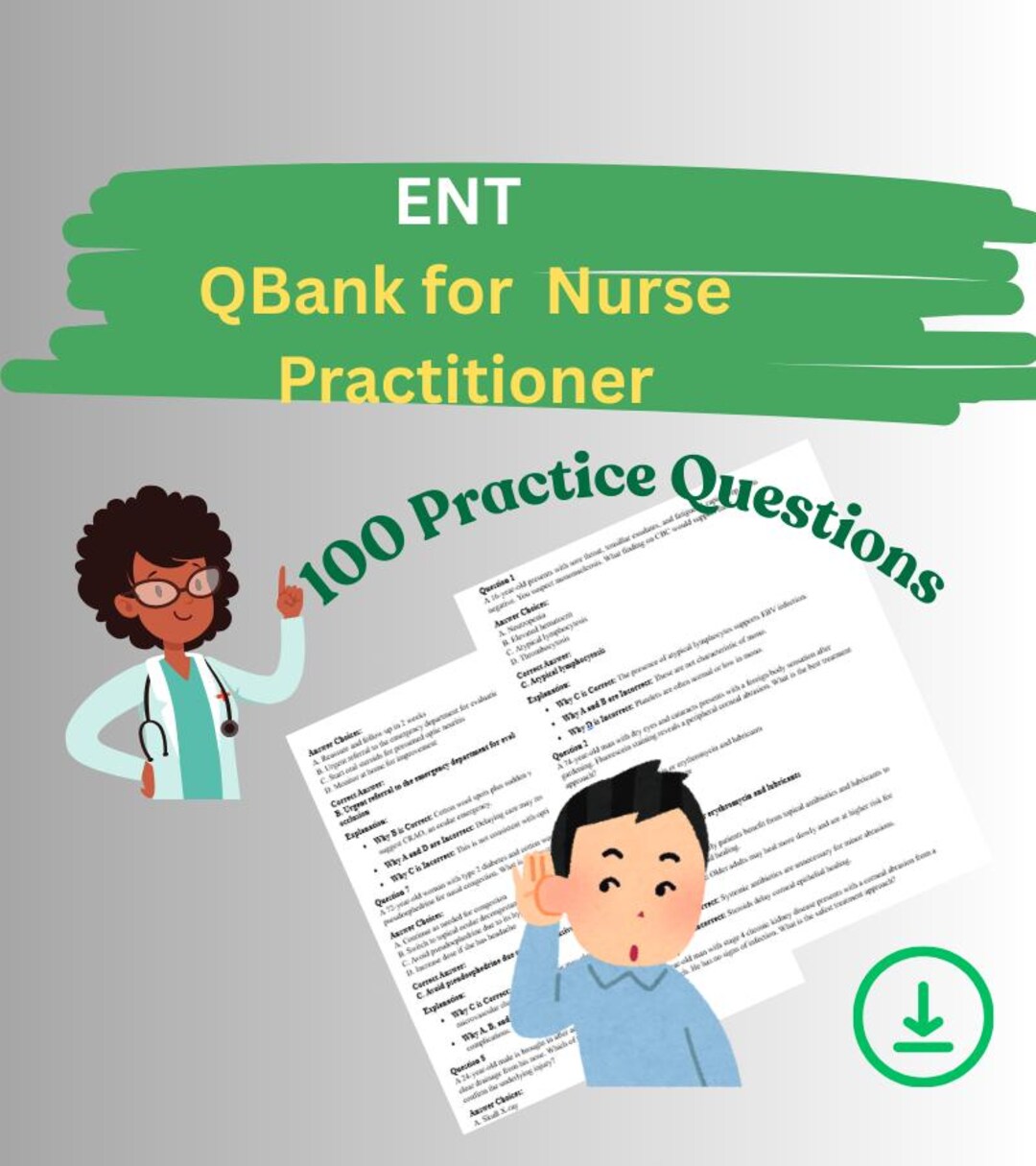 100 ENT Practice Questions for NP Exam | Challenging Q&A With ...