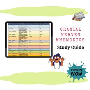 Cranial Nerves  Mnemonics, Must-Know Visuals  ENT Board Review Essentials for NP , pa and rn board exams