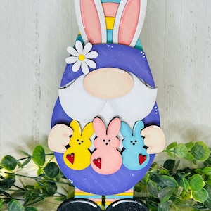 Peep Easter Bunny Gnome