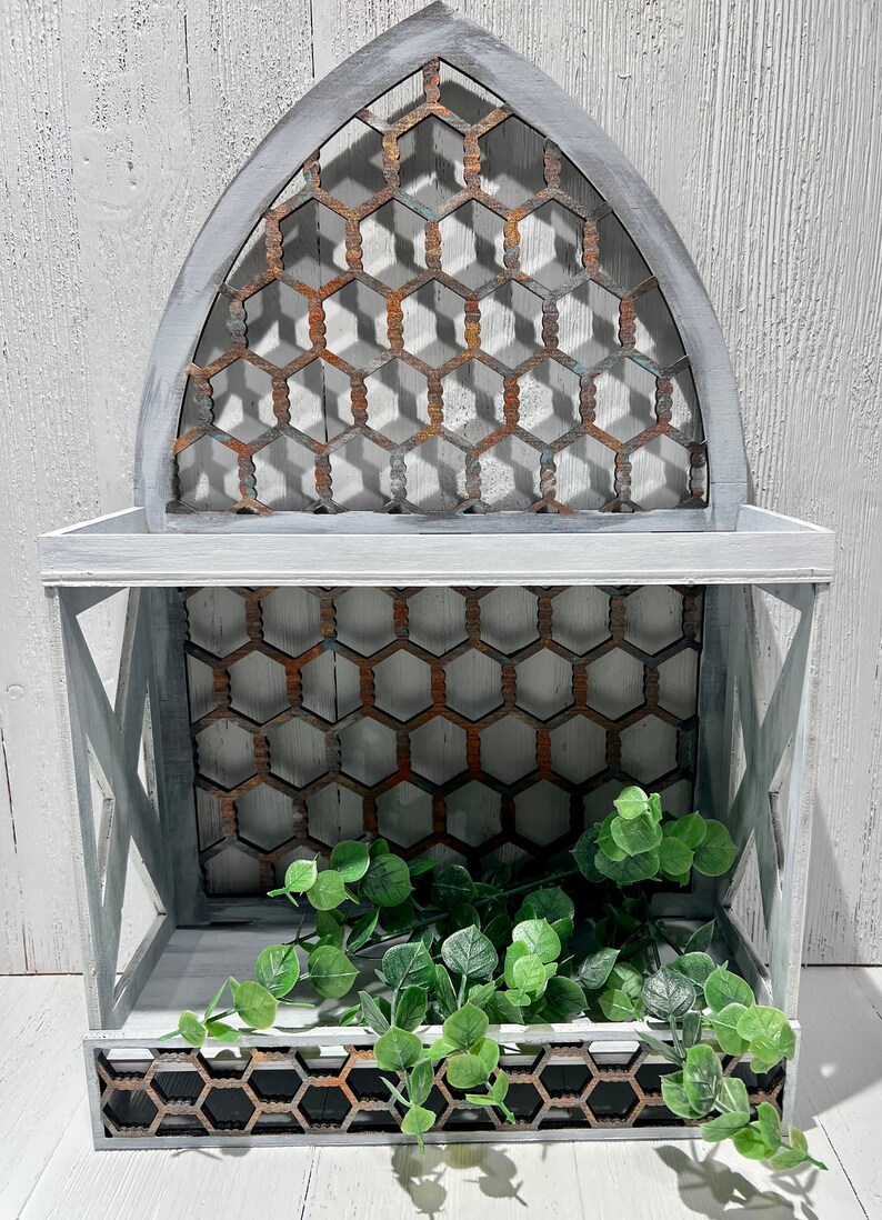 Rustic Farmhouse Tiered Tray Shelves Etsy