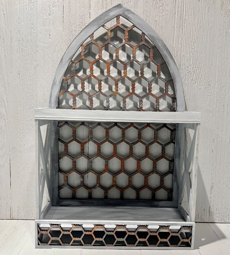 Rustic Farmhouse Tiered Tray Shelves Etsy