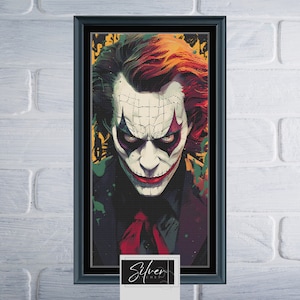 Joker Counted Cross Stitch Pattern | Digital Download PDF Chart