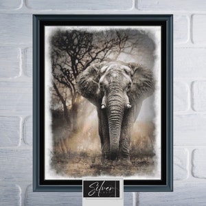 Elephant Counted Cross Stitch Pattern | Digital Download PDF Chart